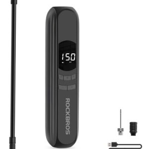 Inflador Manómetro Rockbros Electrónico De 150psi Recargable