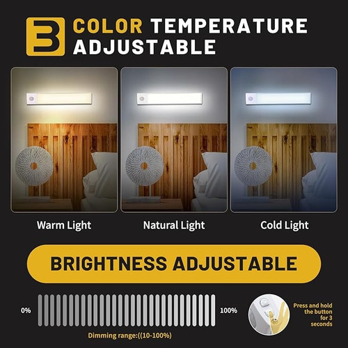 Lampara Led Magnetica 20cm Recargable - Imagen 4