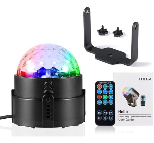Lampara Led Proyector Bola Discoteca Rgb Estroboscopica - Imagen 2