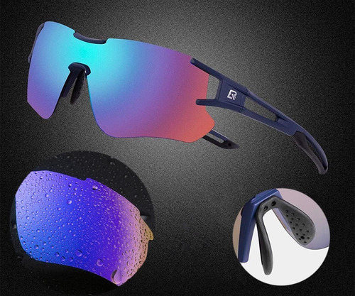 Lentes Ciclismo Rockbros Sp135 Polarizados Gafas Deportivas - Imagen 2