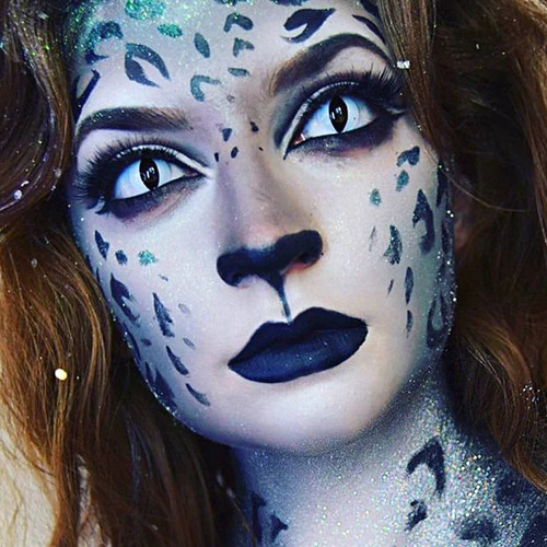 Lentes De Contacto Para Halloween Ojo De Gato Disfraz - Imagen 5