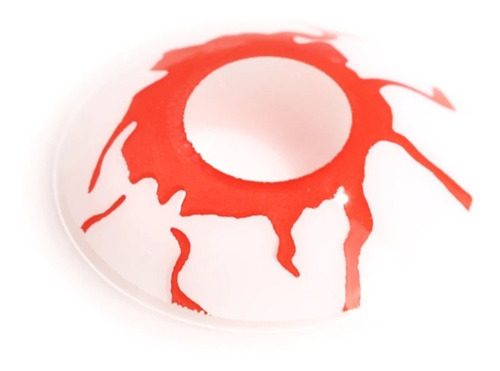 Lentes De Contacto Para Halloween Sangre Vampiro Zombie - Imagen 2