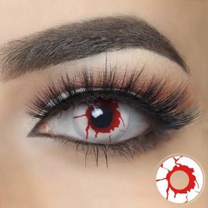 Lentes De Contacto Para Halloween Sangre Vampiro Zombie