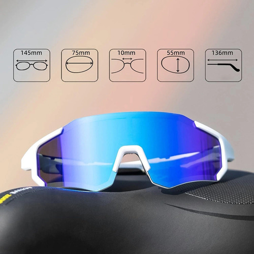 Lentes Polarizados Rockbros Sp218 Gafas Ligeras Ciclismo - Imagen 6