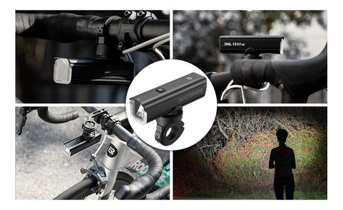 Linterna Luz Delantera Aluminio Bicicleta Rockbros Rhl1500 - Imagen 3