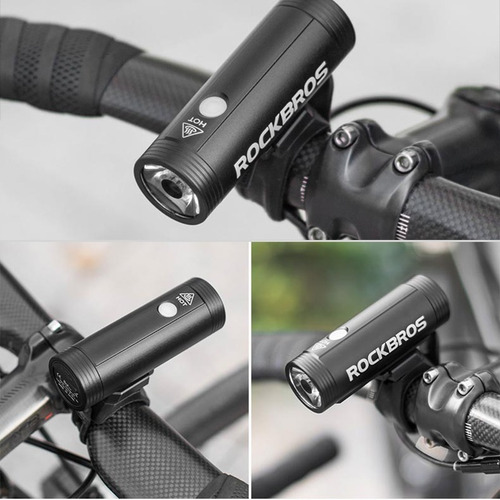 Linterna Luz Led Delantera Para Bicicleta 400 Lumen Rockbros - Imagen 4