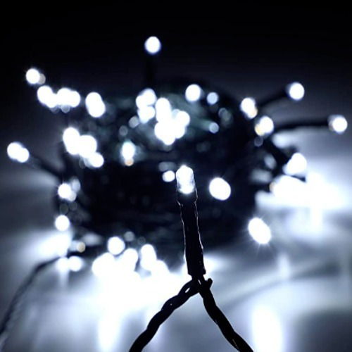 Luces De Navidad 10m 200 Bombillos Decoración Color Blanco - Imagen 4