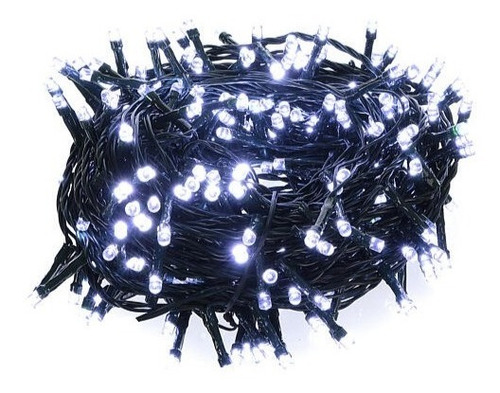 Luces De Navidad 10m 200 Bombillos Decoración Color Blanco