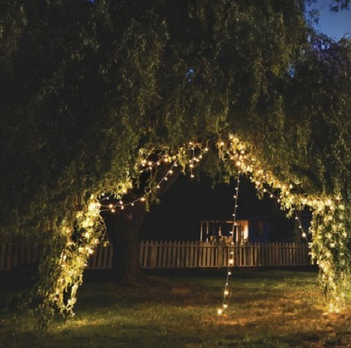 Luces De Navidad Solar Alto Brillo 100 Bombillos Cable Cobre - Imagen 5