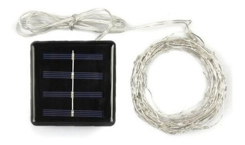 Luces De Navidad Solar Alto Brillo 100 Bombillos Cable Cobre - Imagen 6