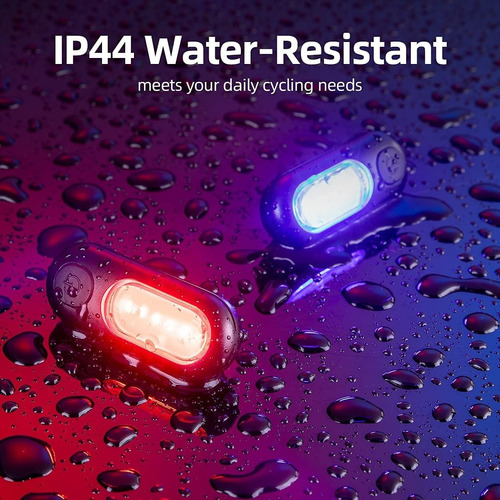 Luz Trasera Ligera Bicicleta Rockbros Impermeable Recargable - Imagen 2