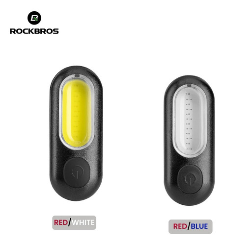 Luz Trasera Ligera Bicicleta Rockbros Impermeable Recargable - Imagen 9