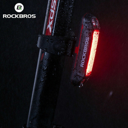 Luz Trasera Rockbros A54bk Bicicleta Luz Roja Potencia 100lm - Imagen 4