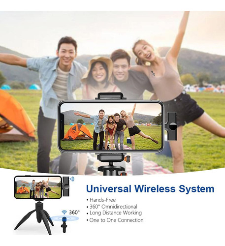 Micrófono Lavalier Tipo C Inalámbrico Cancelación De Ruido - Imagen 3