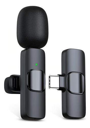 Micrófono Lavalier Tipo C Inalámbrico Cancelación De Ruido