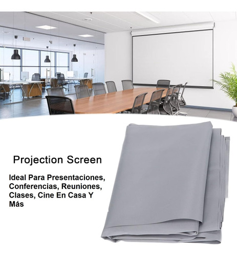 Pantalla De Proyector 84 Pulgadas Para Presentaciones Cine - Imagen 3