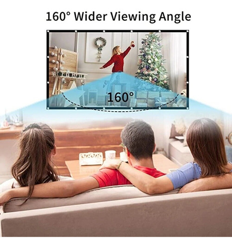 Pantalla De Proyector 84 Pulgadas Para Presentaciones Cine - Imagen 7