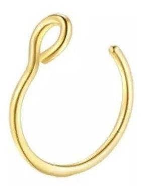 Par De Pircing A Presion Ring Nose Aro Nariz O Boca Piercing - Imagen 9