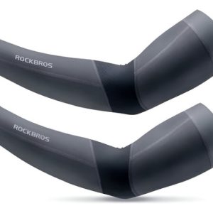 Par Mangas Deportivas Seda Gris Rockbros Protección Solar Uv