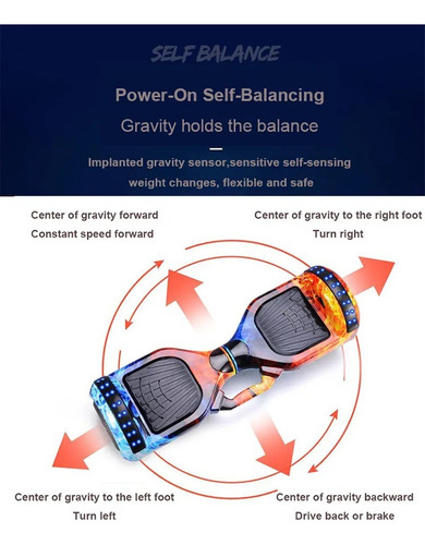 Patineta Electrica Hoverboard Bluetooth Musica Luces Led - Imagen 23