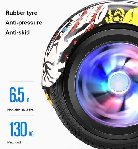 Patineta Electrica Hoverboard Bluetooth Musica Luces Led - Imagen 57