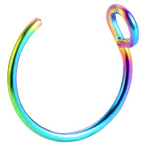 Pircing A Presion Ring Nose Aro Nariz O Boca Piercing Simula