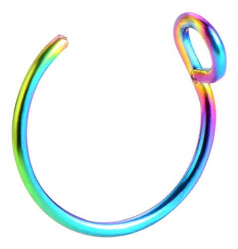 Pircing A Presion Ring Nose Aro Nariz O Boca Piercing Simula