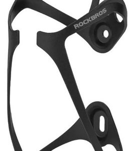 Porta Termo Bicicleta Aluminio Negro Salida Frontal Rockbros