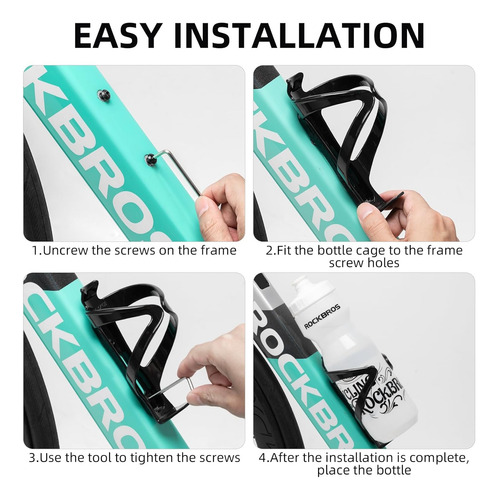 Porta Termo Bicicleta Ciclismo Pvc Rockbros Pack 2 Unidades - Imagen 24