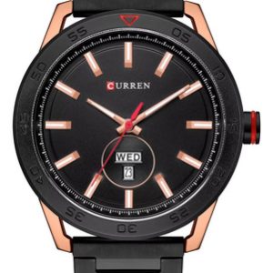 Reloj Caballero Curren 8331 Fecha Correa Acero De Lujo Quarz