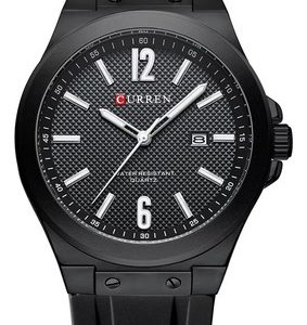 Reloj Caballero Curren 8467 Fecha Correa Silicona Resistente