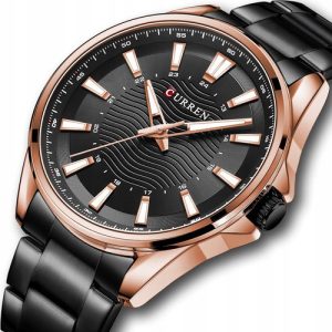 Reloj Clásico Hombre Curren 8424 Acero Inoxidable Resistente