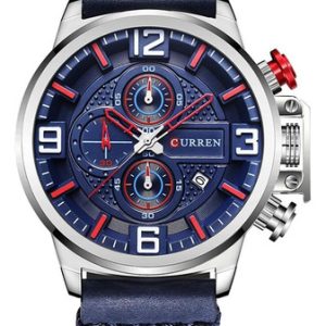 Reloj Curren 8278 Cronógrafo Cuarzo Hombre Correa De Cuero