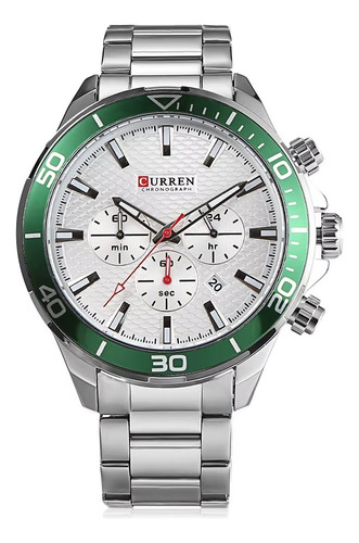 Reloj Curren 8309 Elegante Hombre Correa Acero Inoxidable - Imagen 11