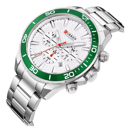 Reloj Curren 8309 Elegante Hombre Correa Acero Inoxidable - Imagen 12