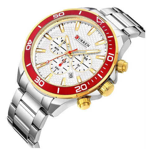 Reloj Curren 8309 Elegante Hombre Correa Acero Inoxidable - Imagen 7