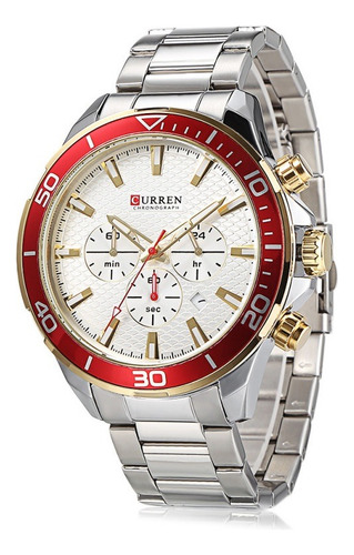 Reloj Curren 8309 Elegante Hombre Correa Acero Inoxidable - Imagen 8