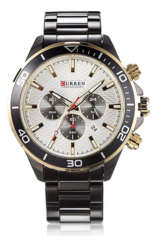 Reloj Curren 8309 Elegante Hombre Correa Acero Inoxidable