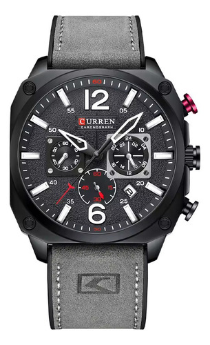 Reloj Curren 8398 De Lujo Correa De Cuero Para Caballeros - Imagen 11