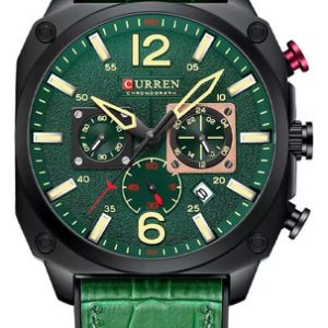 Reloj Curren 8398 De Lujo Correa De Cuero Para Caballeros