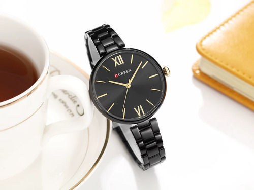 Reloj Dama Curren 9017 Cuarzo Casual Elegante Correa Acero - Imagen 3