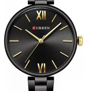 Reloj Dama Curren 9017 Cuarzo Casual Elegante Correa Acero