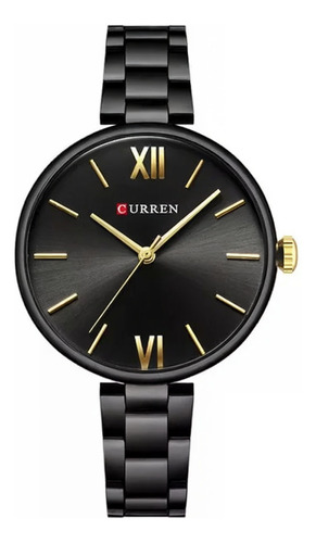Reloj Dama Curren 9017 Cuarzo Casual Elegante Correa Acero