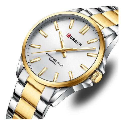 Reloj De Damas Modelo Clásico Curren 9090 Pulsera De Acero - Imagen 2