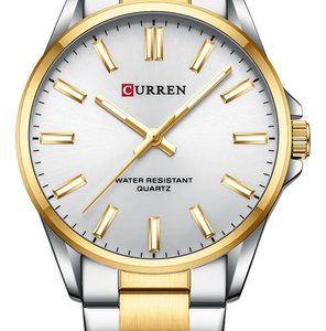 Reloj De Damas Modelo Clásico Curren 9090 Pulsera De Acero