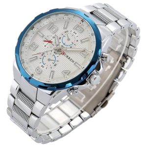 Reloj De Lujo Curren 8276 Con Correa De Acero Inoxidable
