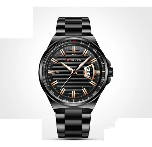 Reloj De Lujo Curren 8375 Caballero Correa Metálica Fecha - Imagen 13