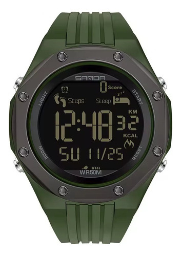 Reloj Deportivo Sanda 6117 Multifuncional Correa De Silicona - Imagen 4