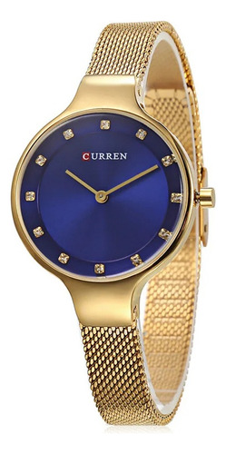 Reloj Femenino Curren 9008 Pulsera De Malla Acero Inoxidable - Imagen 5