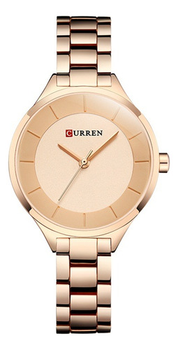 Reloj Femenino Curren 9015 Correa De Acero Casual Elegante - Imagen 18